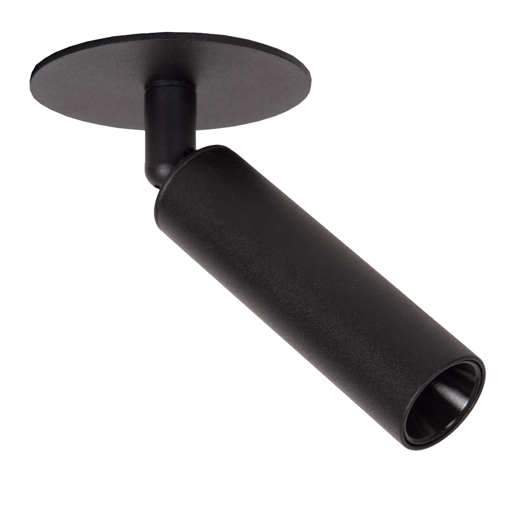 Lucide PlafondspotKeoni Ø 8cm zwart - 09944/01/30